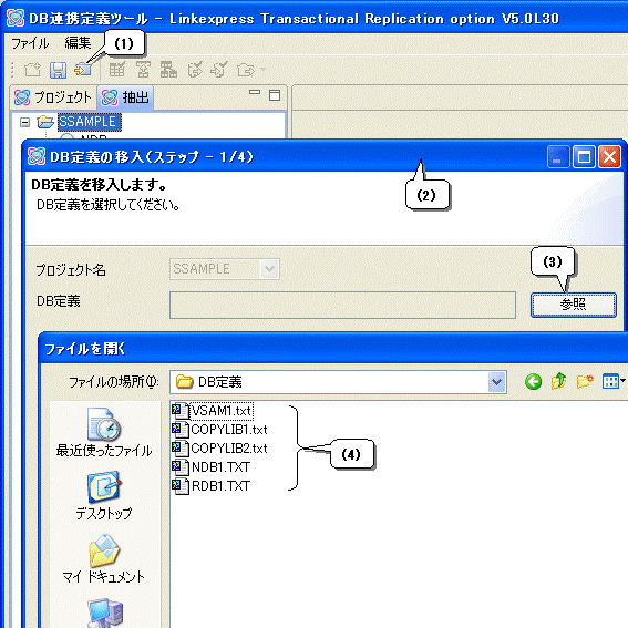 31 6 1 Db定義の移入