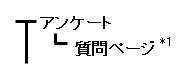 アンケートの構成図(スマートデバイス型学習教材の場合)